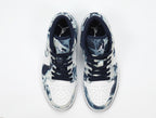 Jordan CZ8455-100 Washed Denim Low-Top Sneakers