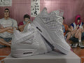 Jordan 4 White High-Top Sneakers