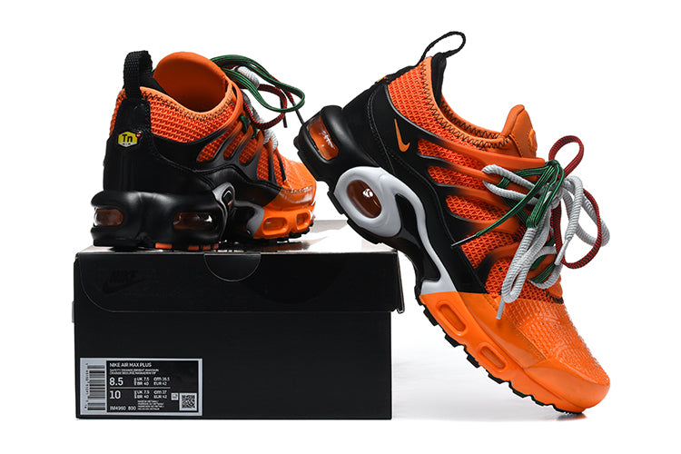 Nike Air Max Plus Sneakers in Orange and Black