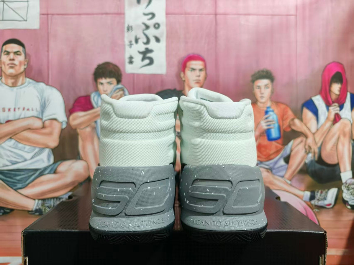 Under Armour Basketball Sneakers White Grey Silver