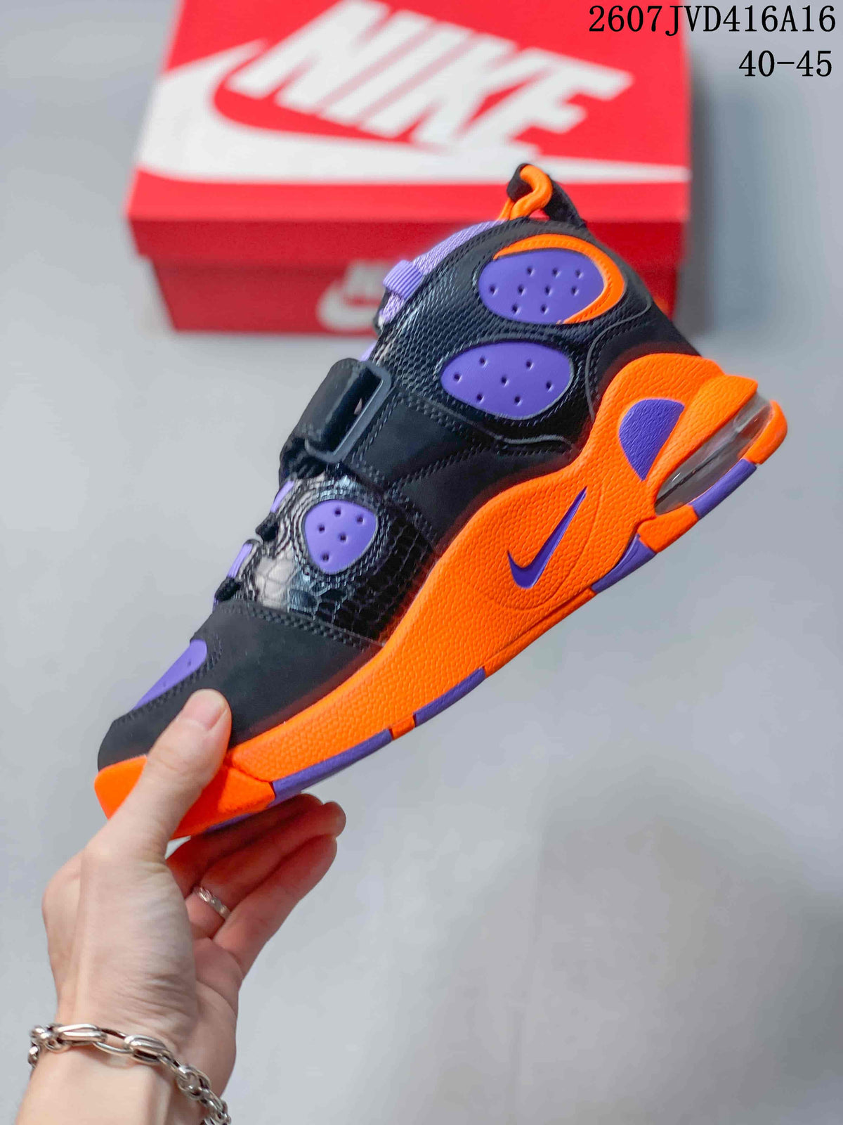 Nike Air Basketball Sneakers Black Purple Orange 2607JVD416A16