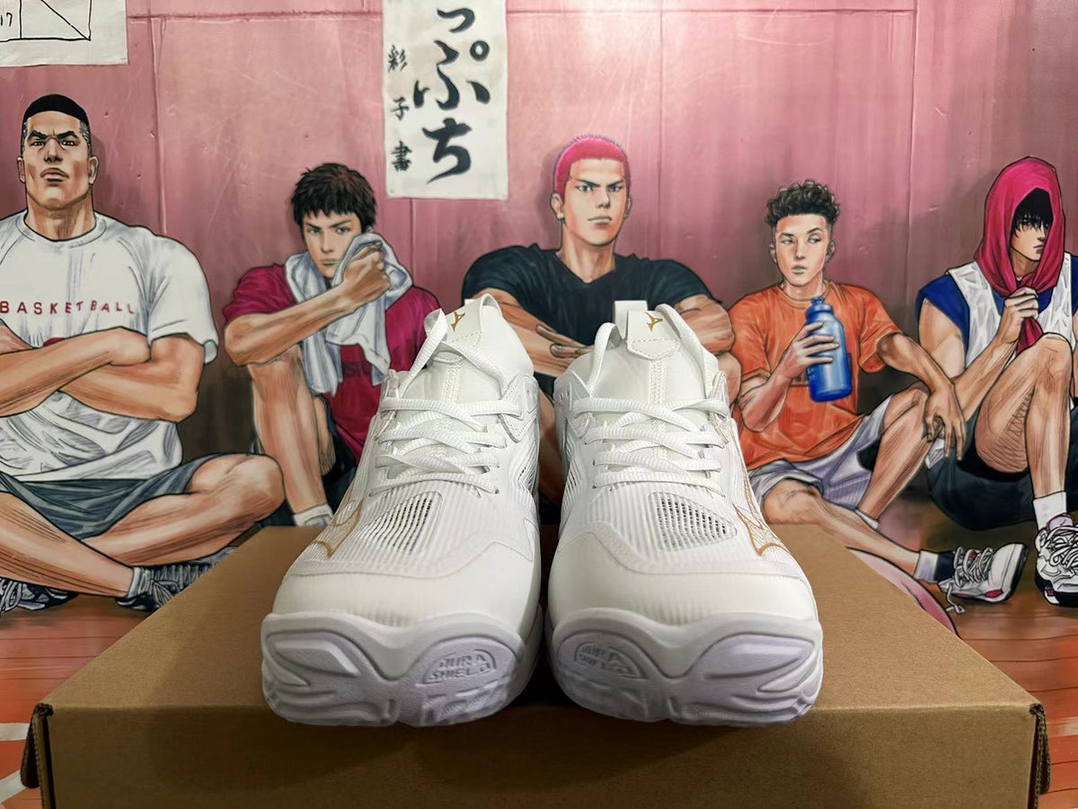 Mizuno Wave Momentum 3 Volleyball Shoes White Gold