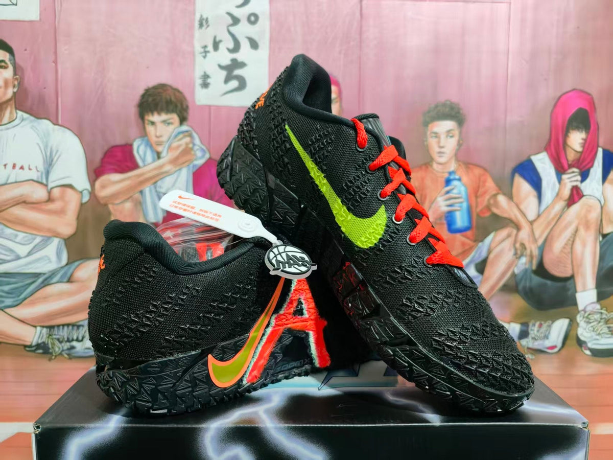 Nike LeBron 12 Black and Red Basketball Shoes
