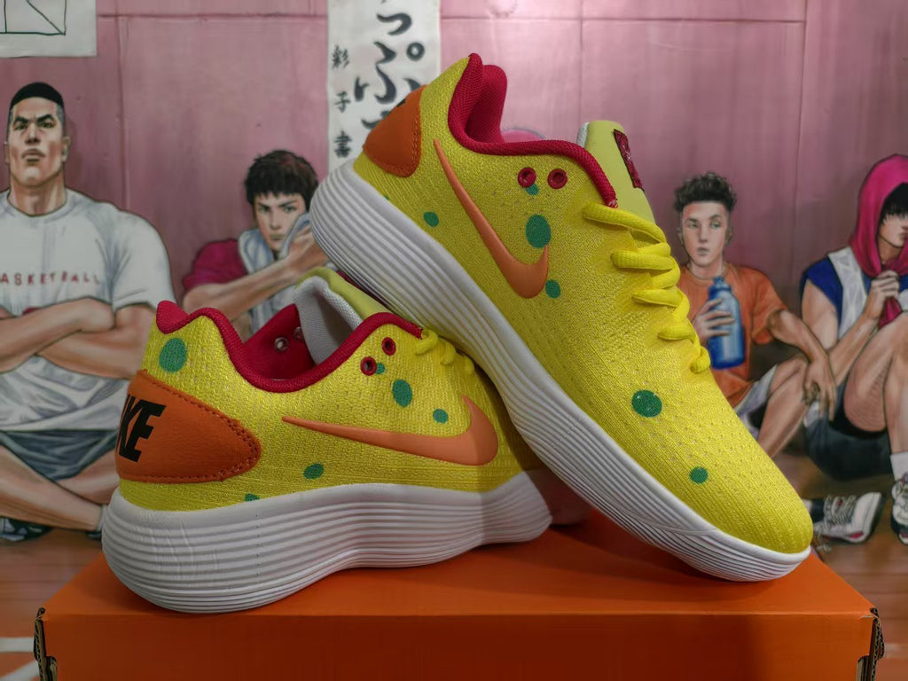 Nike SpongeBob Sneakers Yellow Orange Green