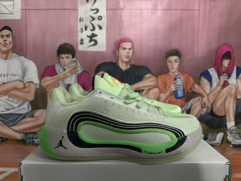 Jordan Mint Green Basketball Sneakers