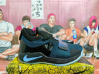 Nike Basketball Shoes in Navy, Red and Black