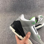 Jordan Air Jordan 3 Chlorophyll Gray Sneakers 136064-006