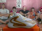 Nike Zoom Basketball Sneakers White and Yellow