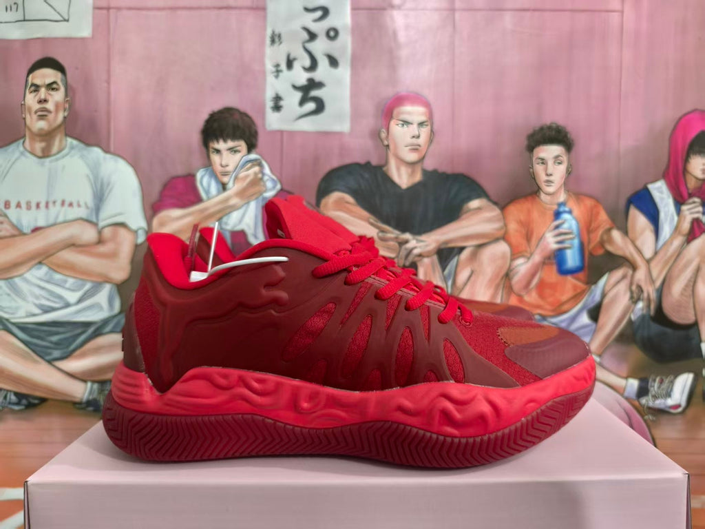 Red Basketball Sneakers