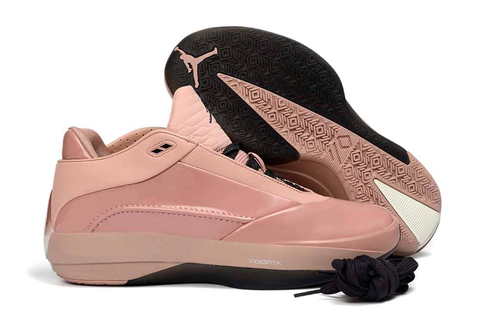 Jordan Air Jordan 40 Basketball Shoes - Rust Pink, Blue Gray & White