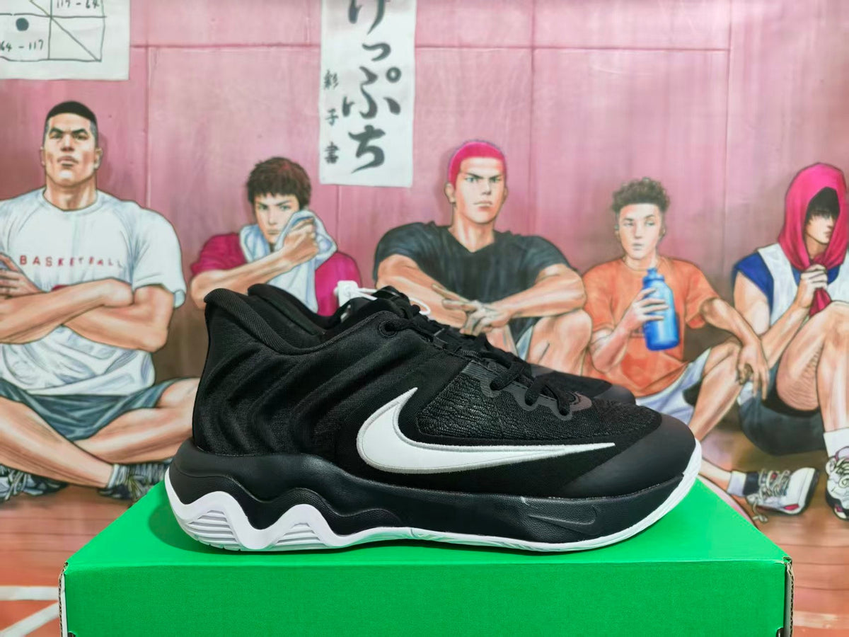Nike Black Basketball Shoes with White Swoosh