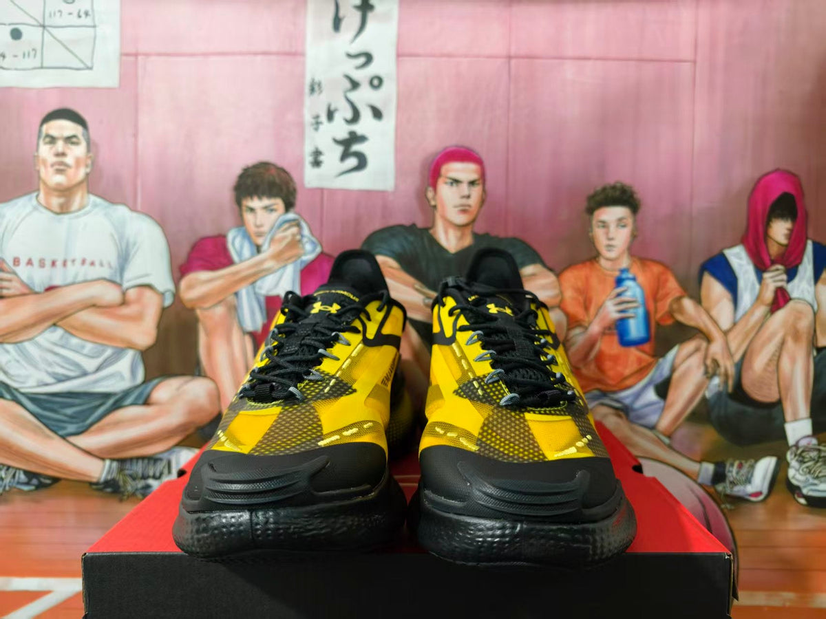 Under Armour Mansory Black Yellow Sneakers