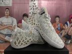 Jordan Basketball Sneakers White and Gold