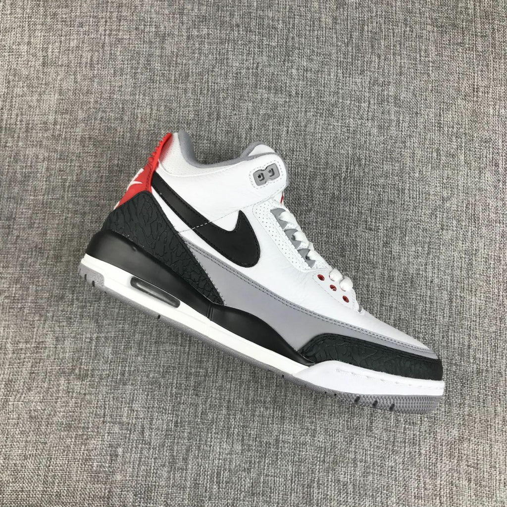 Jordan Air Jordan 3 White Grey Men's Sneakers