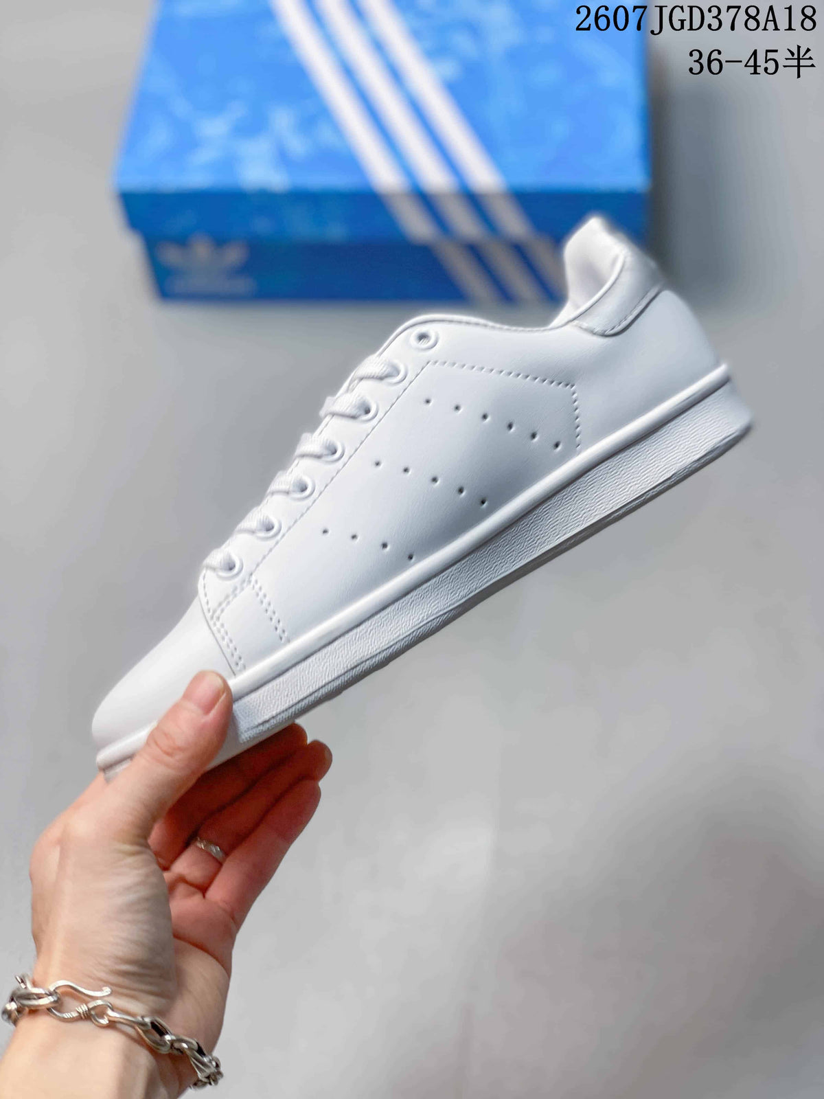 Adidas Stan Smith White Sneakers 2607JGD378A18
