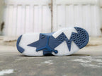Jordan 6 Black Obsidian Blue Sneakers 384664-400
