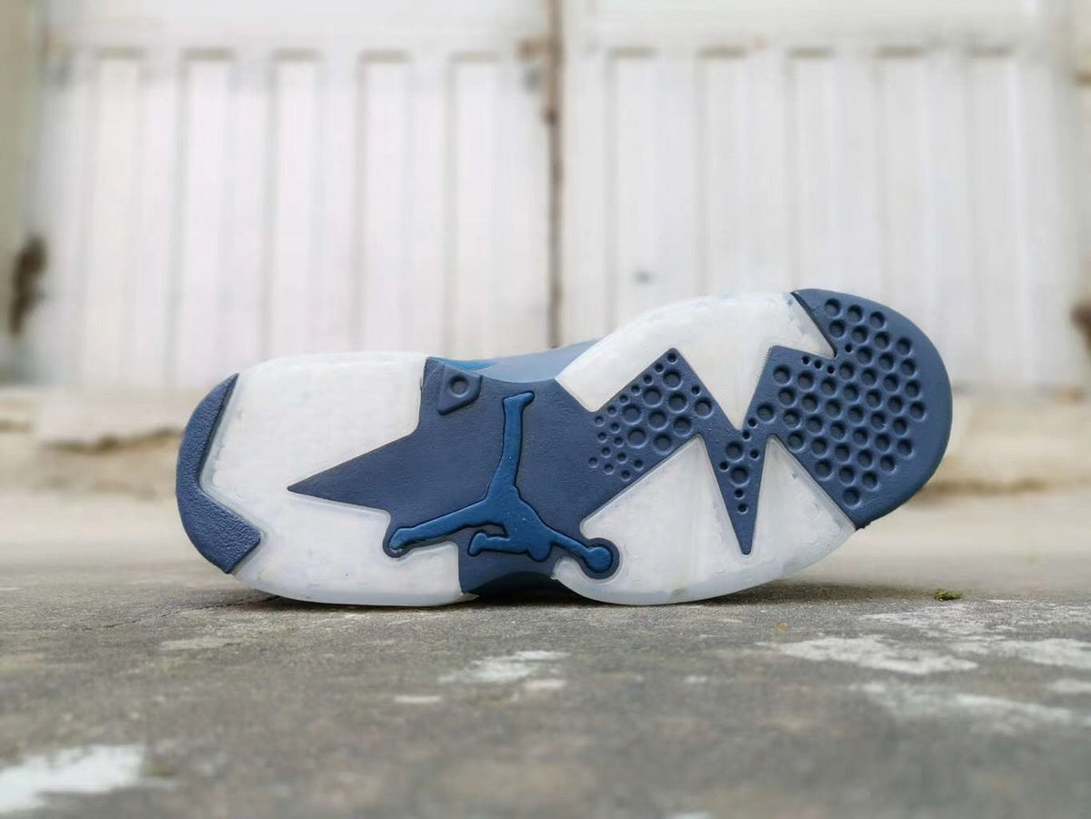 Jordan 6 Black Obsidian Blue Sneakers 384664-400