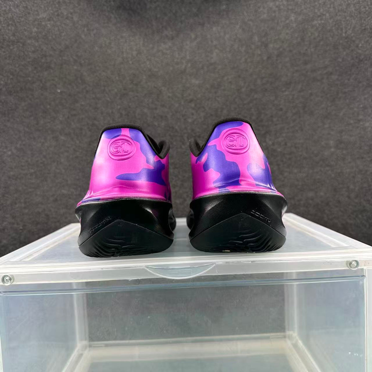 Nike Basketball Shoes in Pink and Black Camouflage
