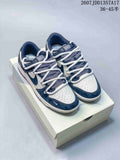 Nike SB Dunk Low Sneakers Navy and White