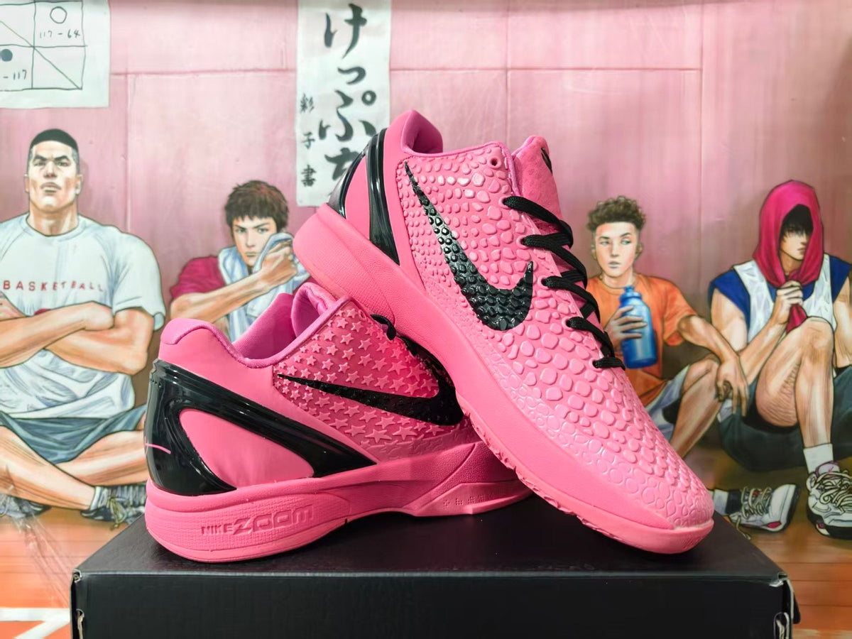 Nike Kobe Pink and Black Basketball Sneakers
