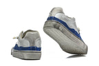 Maison Margiela Replica Low-Top Sneakers in Blue and Grey
