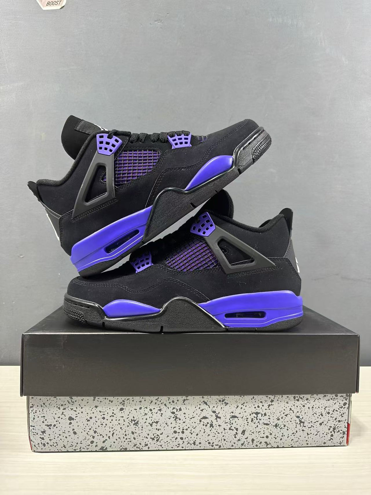 Jordan Air Jordan 4 Retro Sneakers Black Game Royal CT8527-018
