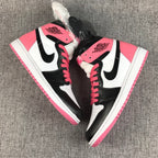Jordan Air Jordan 1 High Dirty Pink Black Toe Sneakers