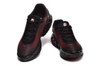Nike Air Max Black and Red Running-Style Sneakers
