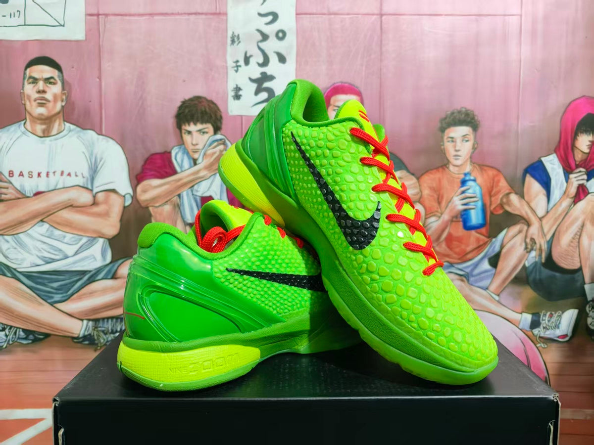Nike KD Green Hornet Basketball Sneakers Green Red Black