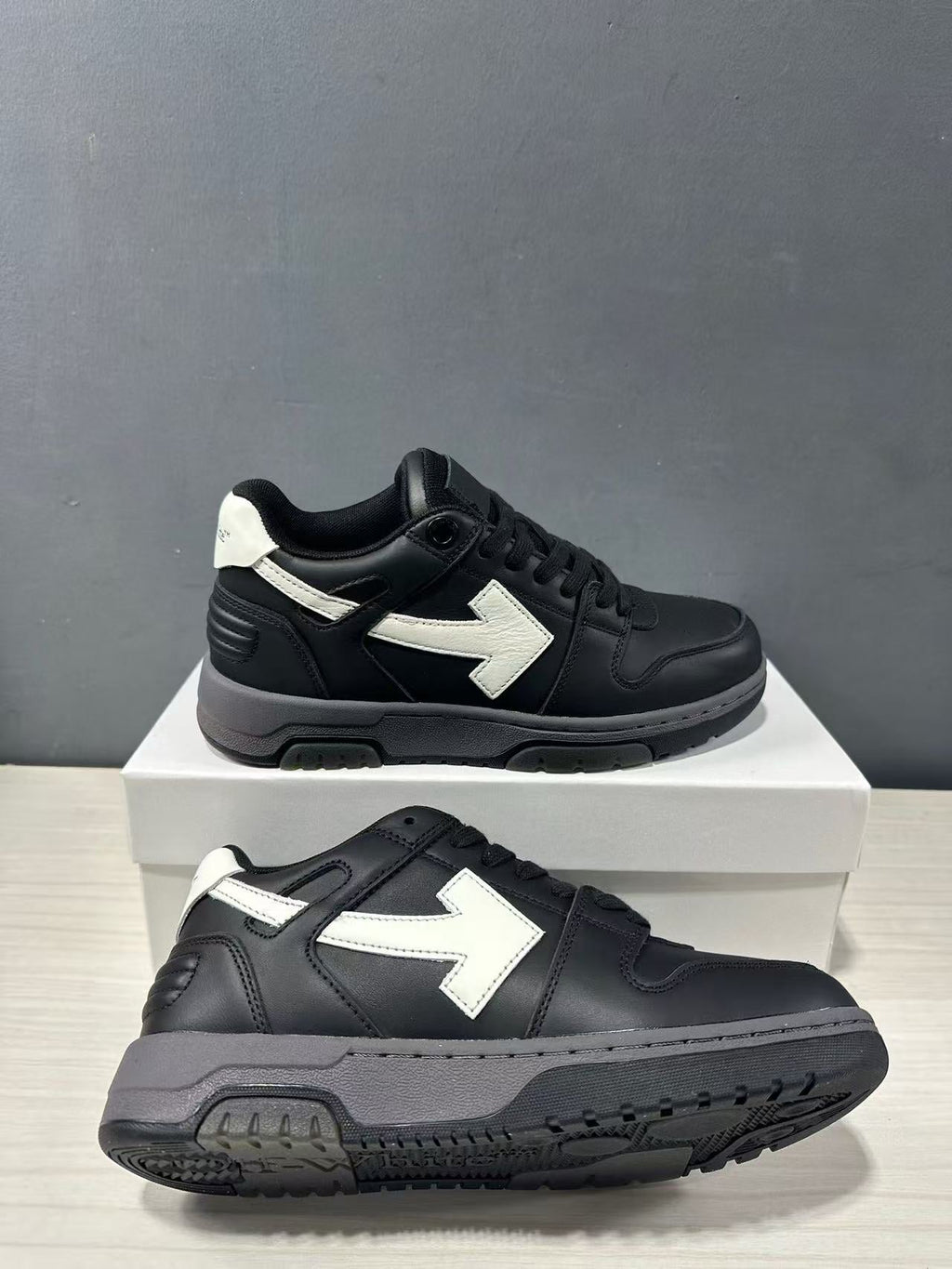 Off-White Out Of Office Low-Top Sneakers Black White