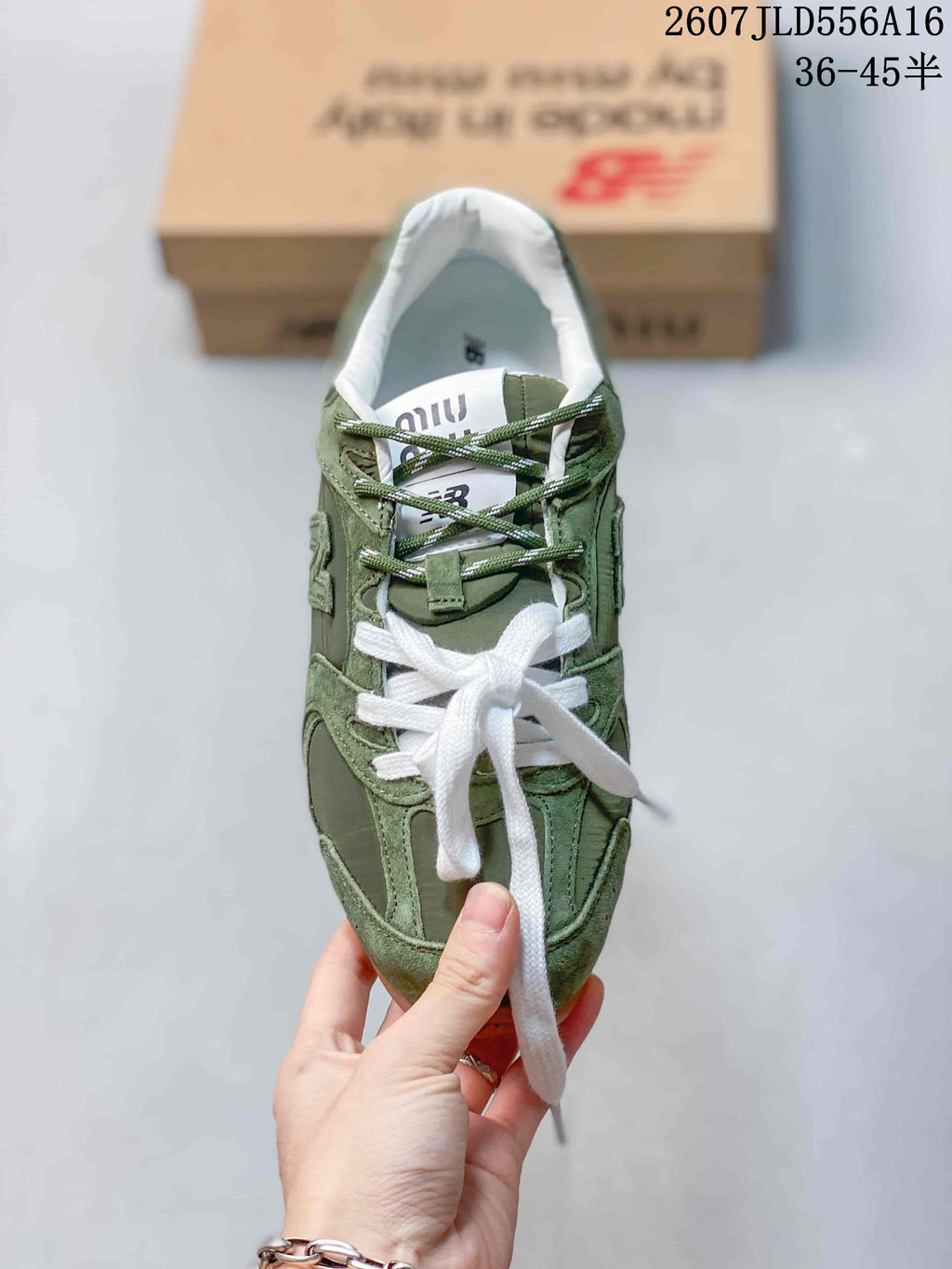 Miu Miu x New Balance 530 SL Green Sneakers 2607JLD556A16