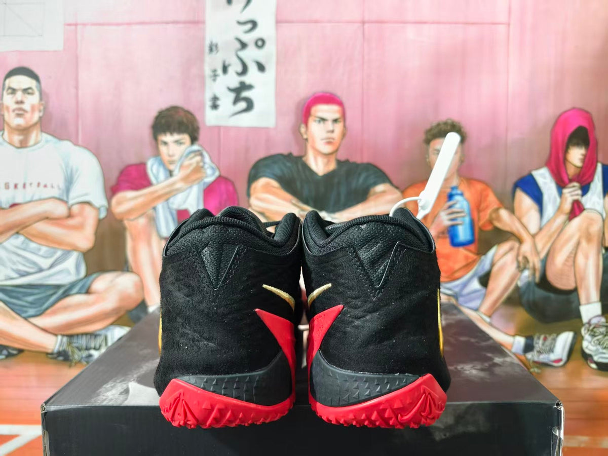 Nike LeBron 13 Basketball Shoes Black Gold Red