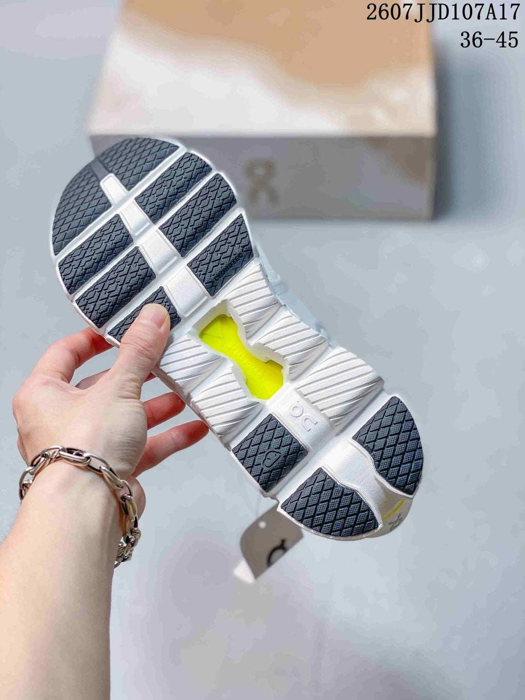 On Running Cloud X 4 AD White Lime Sneakers 2607JJD107A17