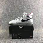 Jordan Air Jordan 1 Mid GS White Cement Sneakers