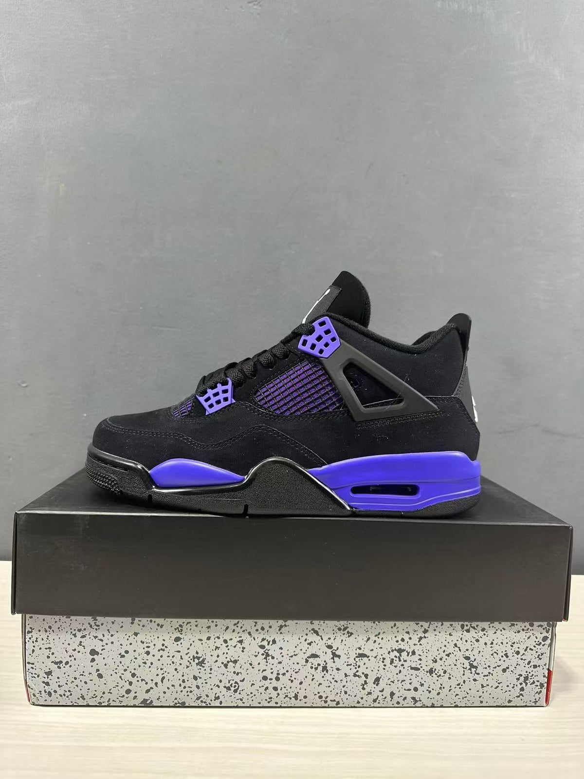 Jordan Air Jordan 4 Retro Sneakers Black Game Royal CT8527-018