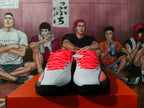 Nike Red and Gray Basketball Sneakers