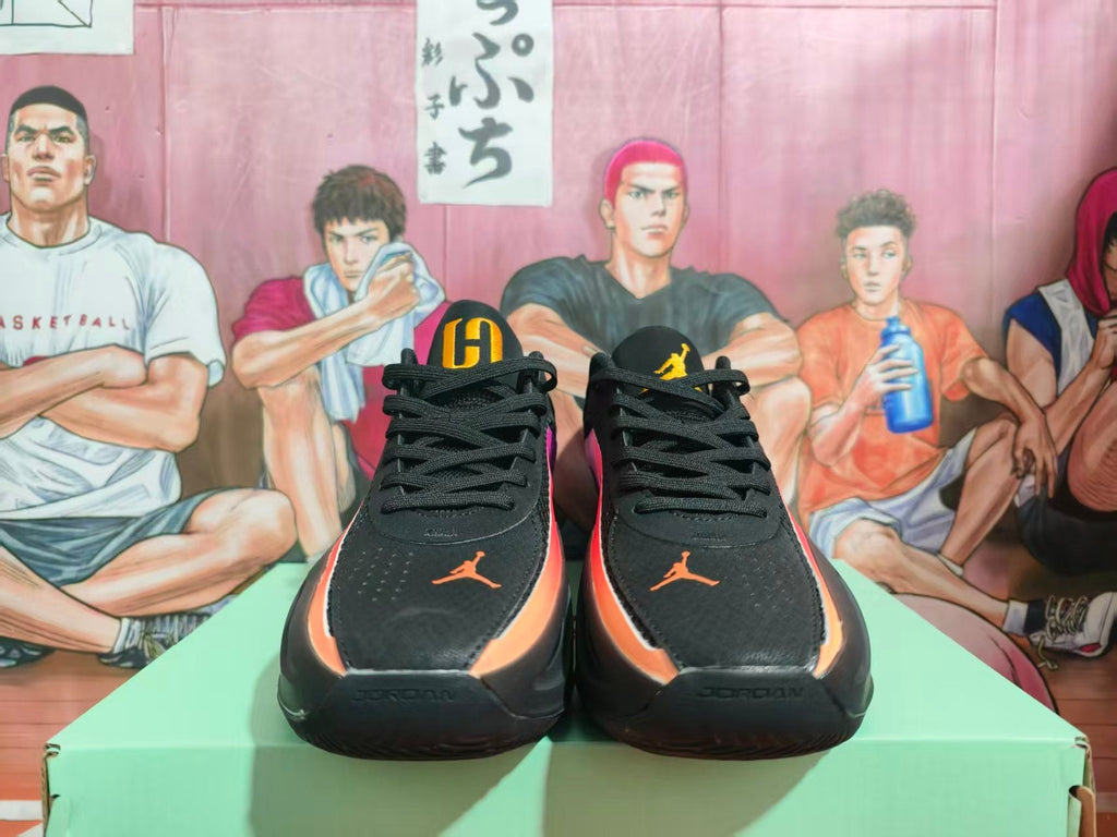 Jordan Black Rainbow Basketball Sneakers