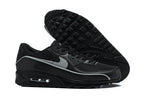 Nike Air Max 90 Black and Silver Sneakers