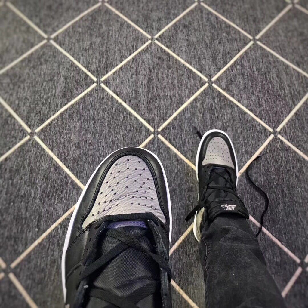 Air Jordan 1 Shadow High-Top Sneakers Black Grey