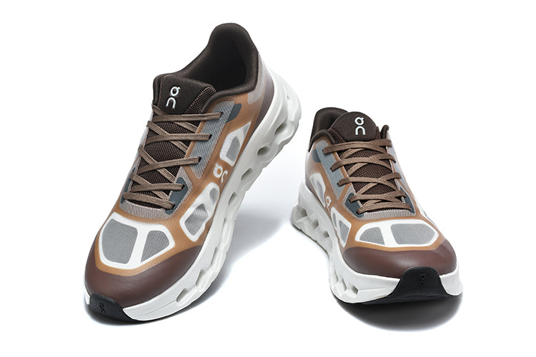 On Cloudtilt Remix Brown Running Sneakers