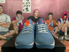 Nike Basketball Sneakers Blue Grey Orange