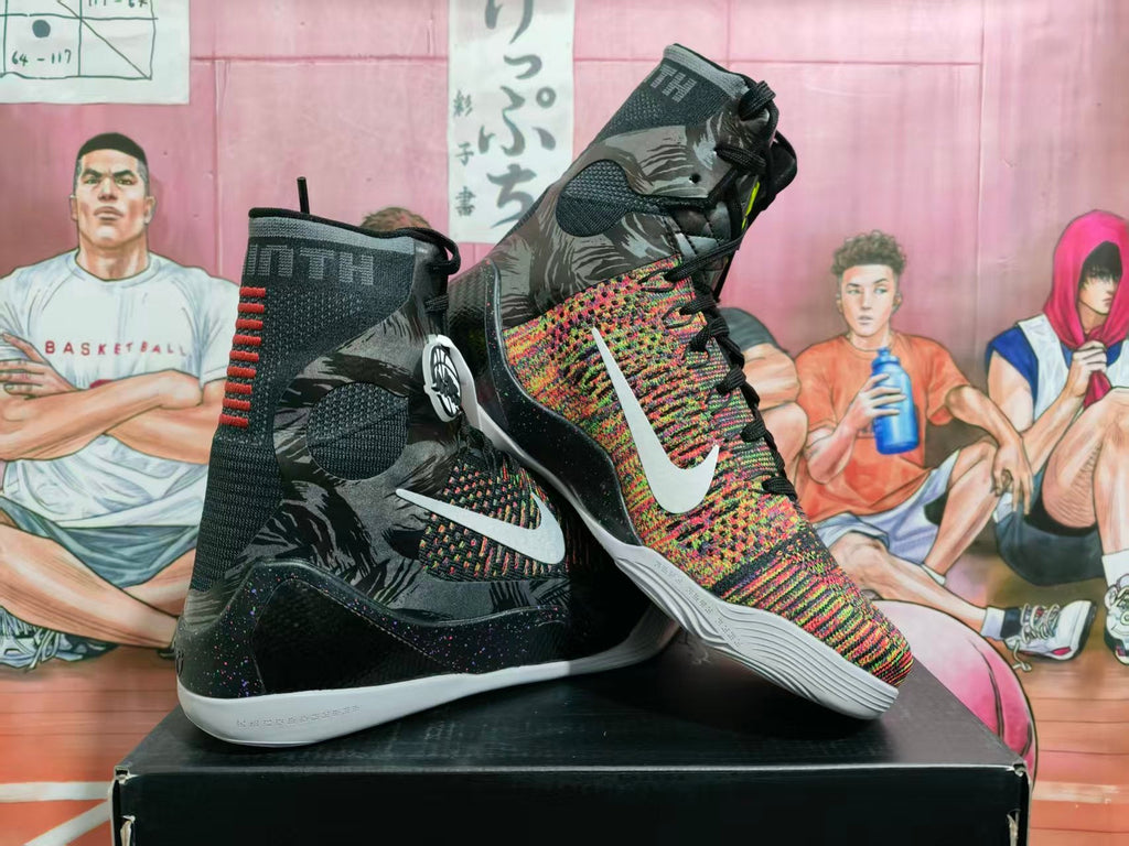 Nike Basketball Sneakers Black Multicolor High-Top