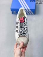 adidas Superstar Shell-Toe Sneakers White and Black