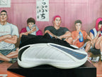 Adidas Basketball Shoes, White Black Blue
