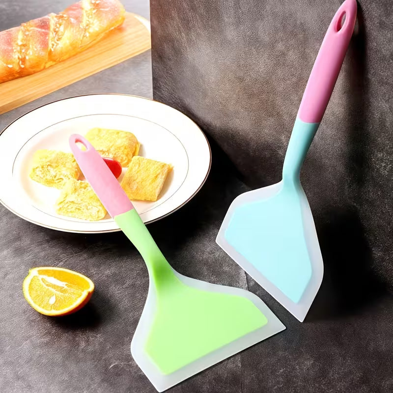 Silicone Cooking Utensils Set – Non-Stick Heat Resistant Kitchen Cookware for Cooking, Stir-Frying & Frying – Perfect for Pancakes, Steaks & BBQ
