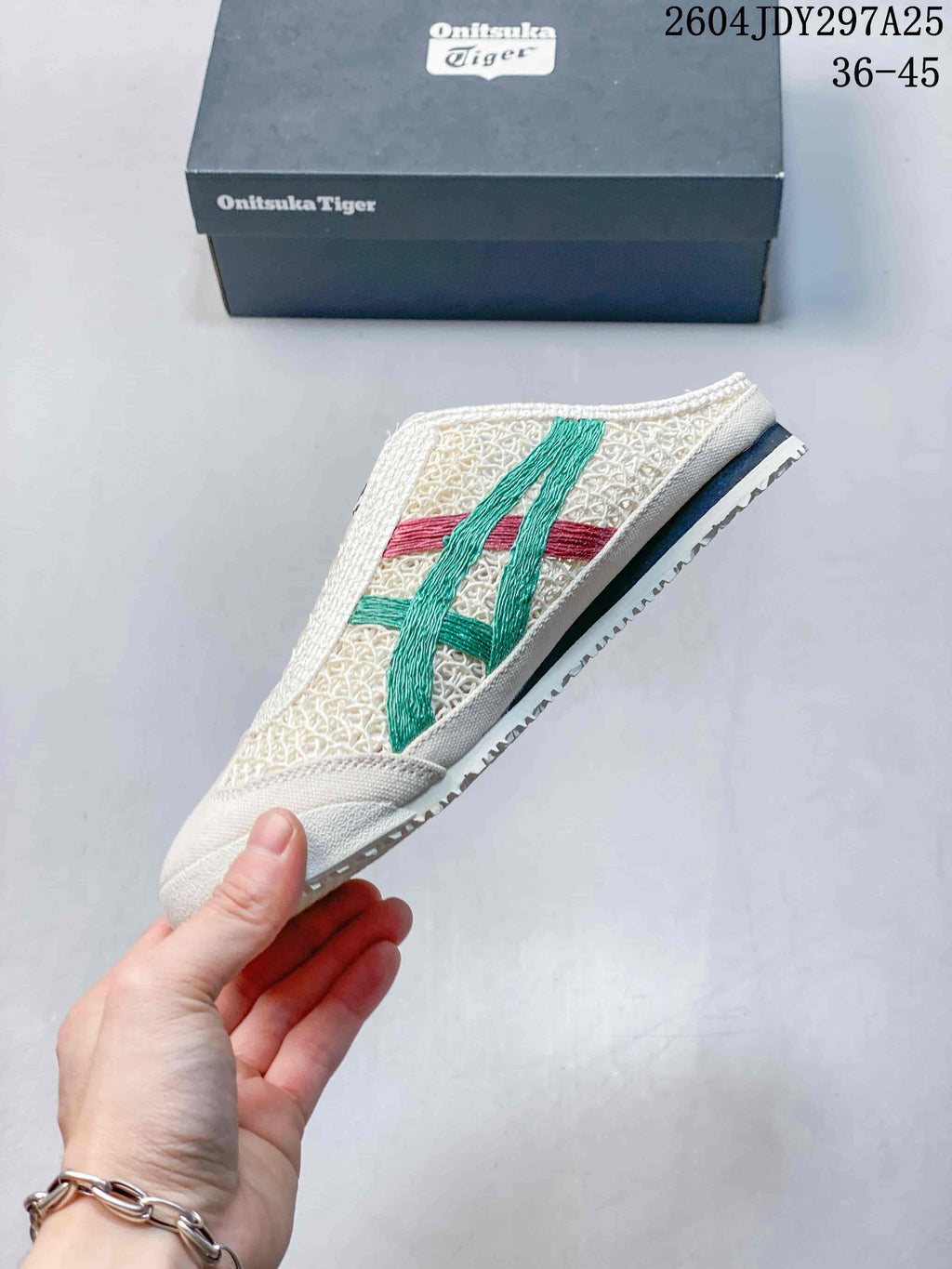 Onitsuka Tiger Mexico 66 Sabot Cream Green Red 2604JDY297A25