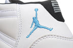 Jordan Air Jordan 11 Retro High-Top Sneakers White and Blue