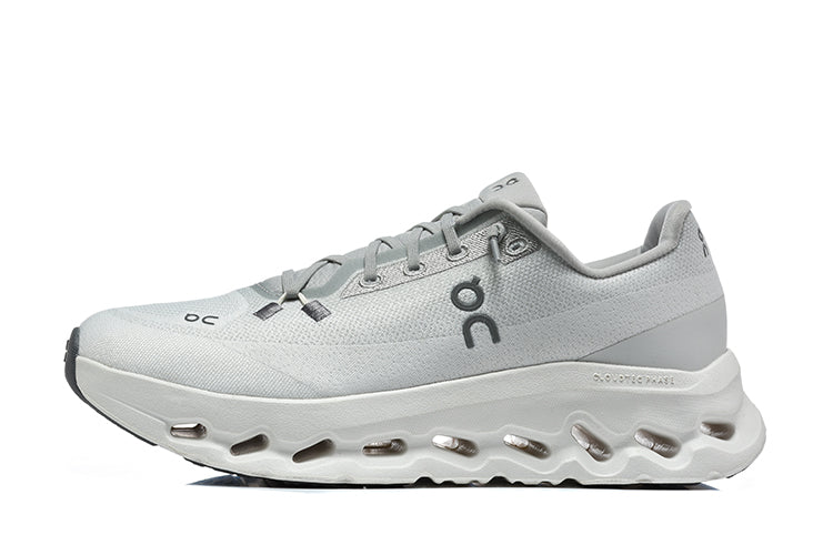 On Cloudmonster 3 Running Shoes in Light Gray