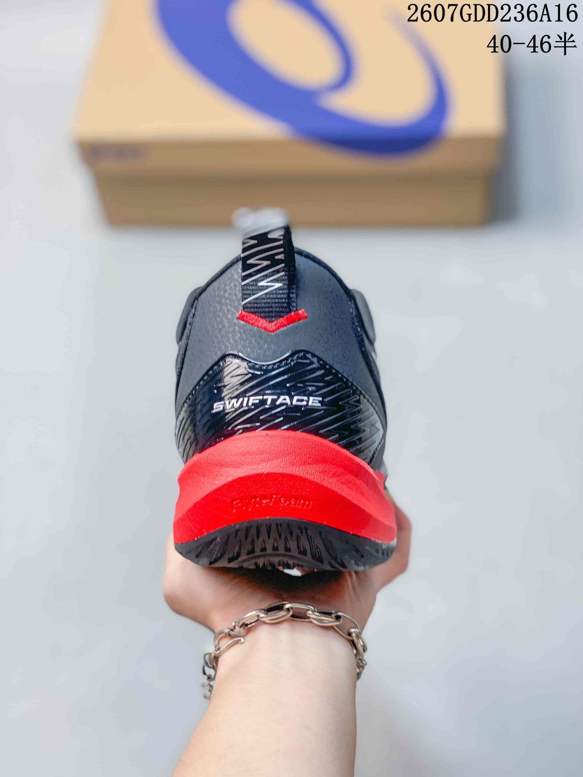 ASICS Swiftace Yuki Basketball Shoes Black and Red 721060RRY