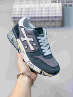 Premiata 2607 JYD110A20 Retro Casual Sneakers - Navy Gray